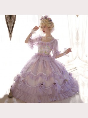 Miss Molly Hime Lolita Style Dress OP by Cat Fairy (CF20)